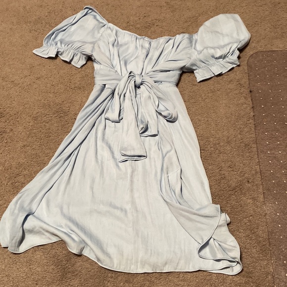 BRAND NEW FRANCESCAS BLUE DRESS BOW - Picture 2 of 3